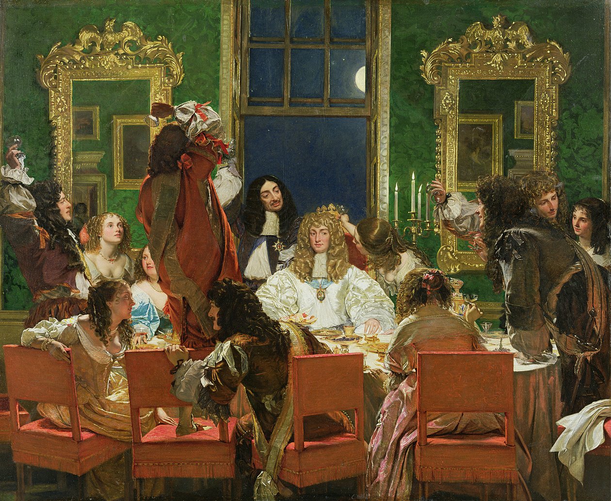 The Life of Buckingham, 1853-55 (se 129316 for par) af Augustus Leopold Egg