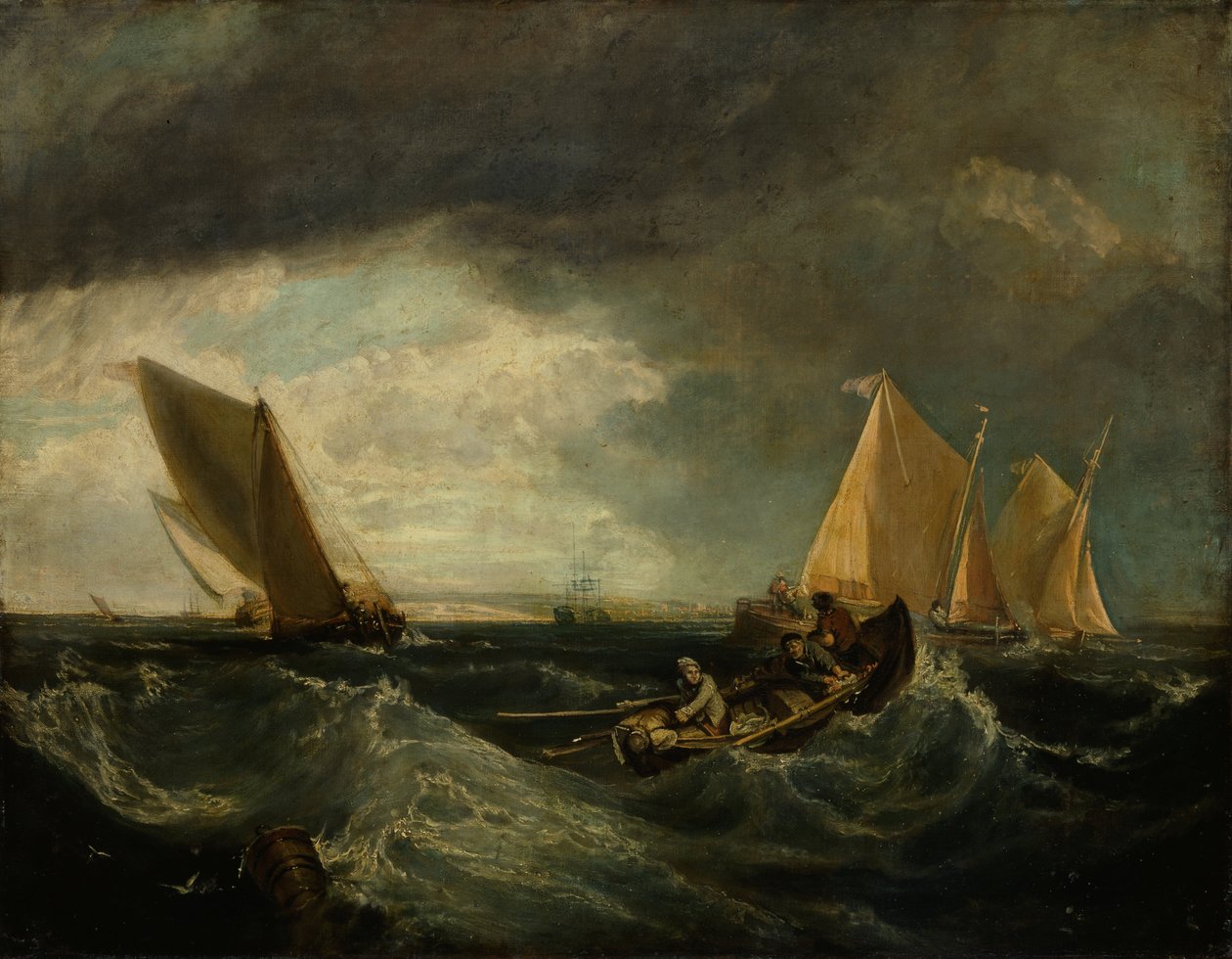 Sheerness og Isle of Sheppey (efter J.M.W. Turner) af Augustus Wall Callcott