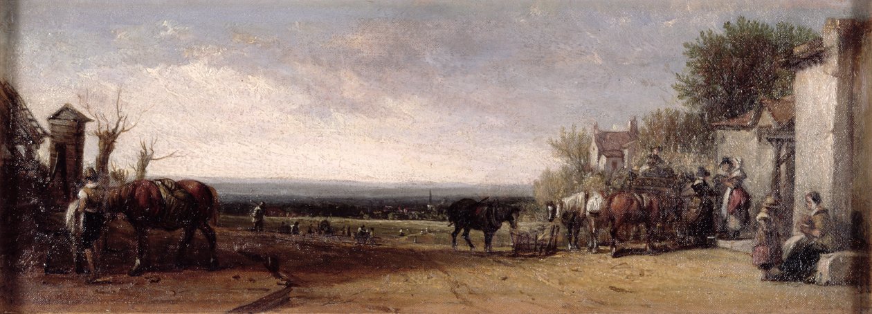 Krodøren nær Gravesend af Augustus Wall Callcott