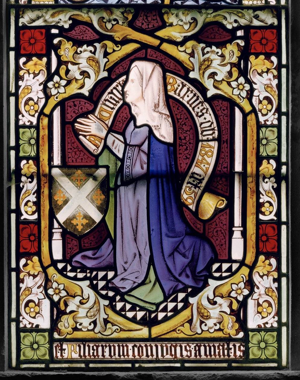 Augusta Charlotte, Ralph Barnes hustru, 1850 af Augustus Welby Northmore Pugin