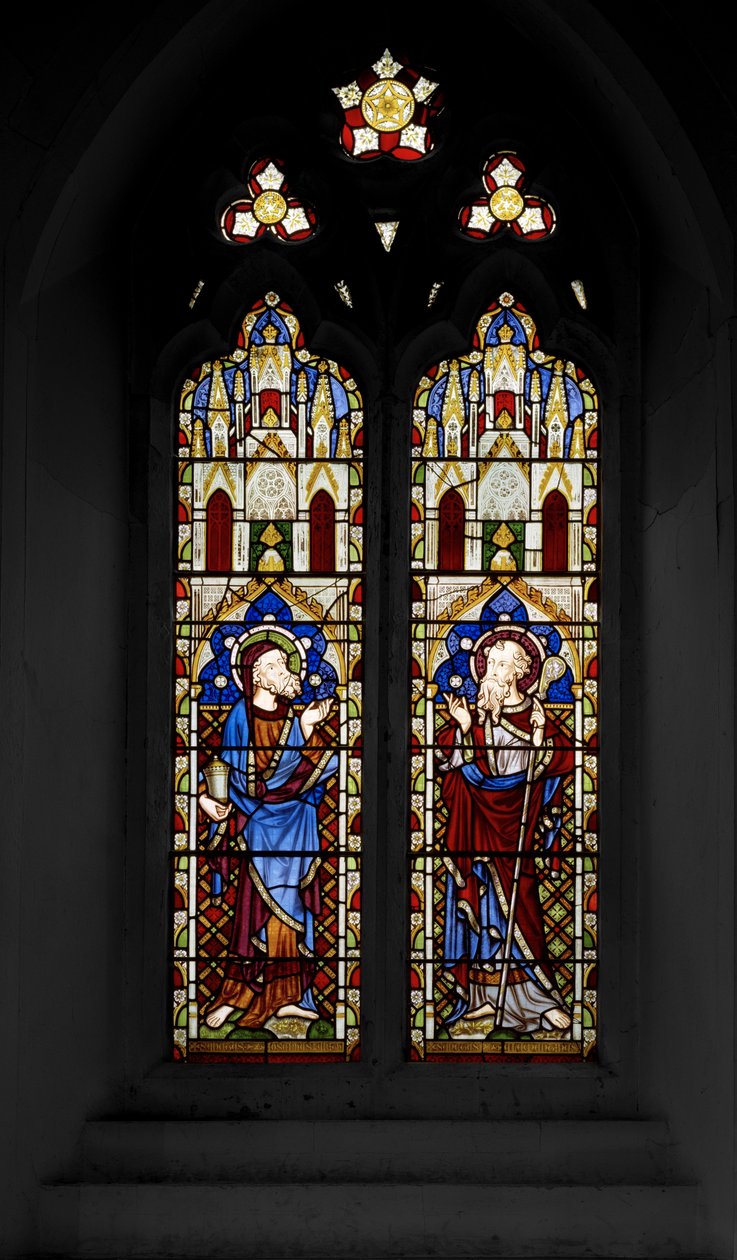 Sankt Josef af Arimathea og Sankt Clemens, 1850 af Augustus Welby Northmore Pugin
