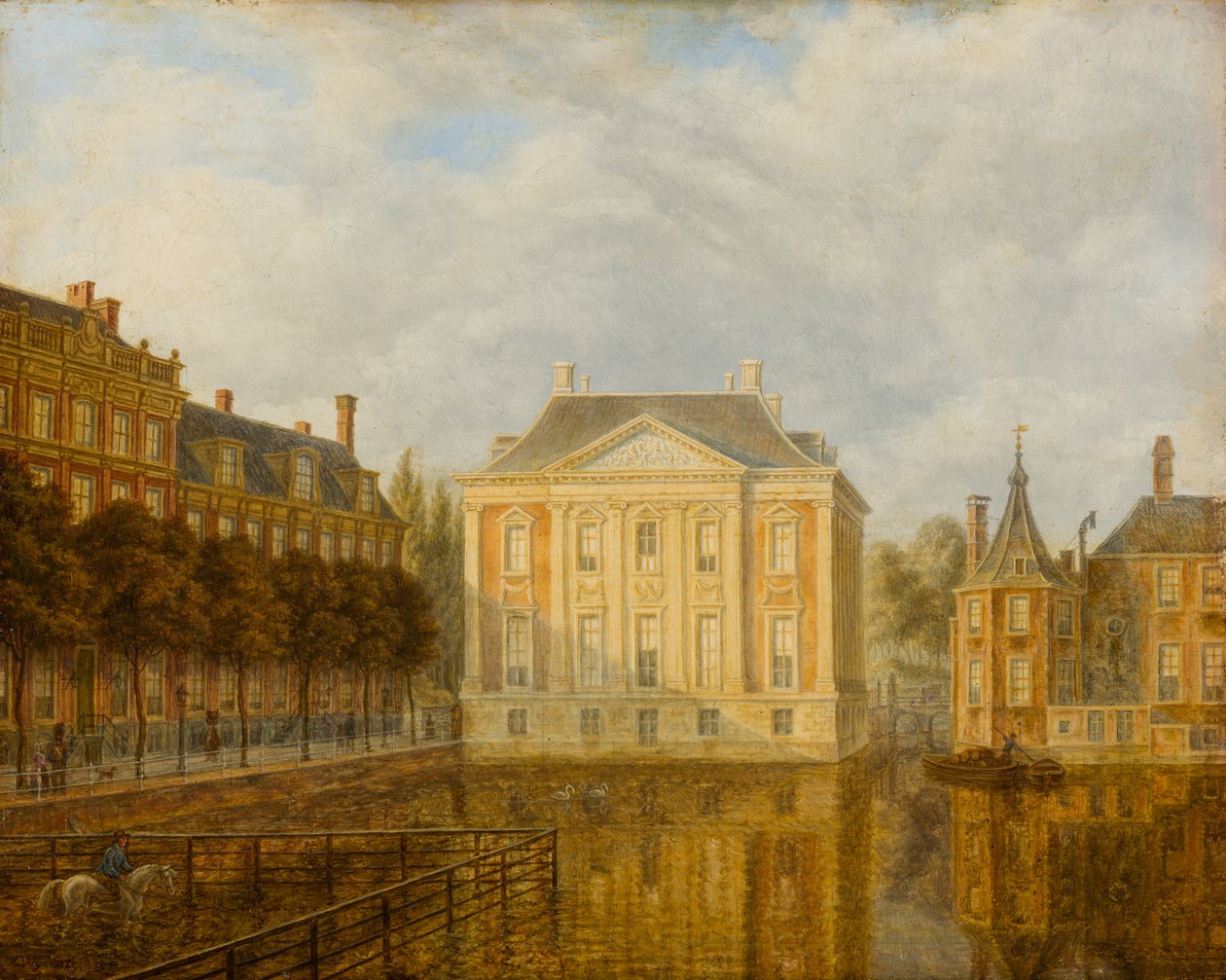 Udsigt over Mauritshuis af Augustus Wijnantz