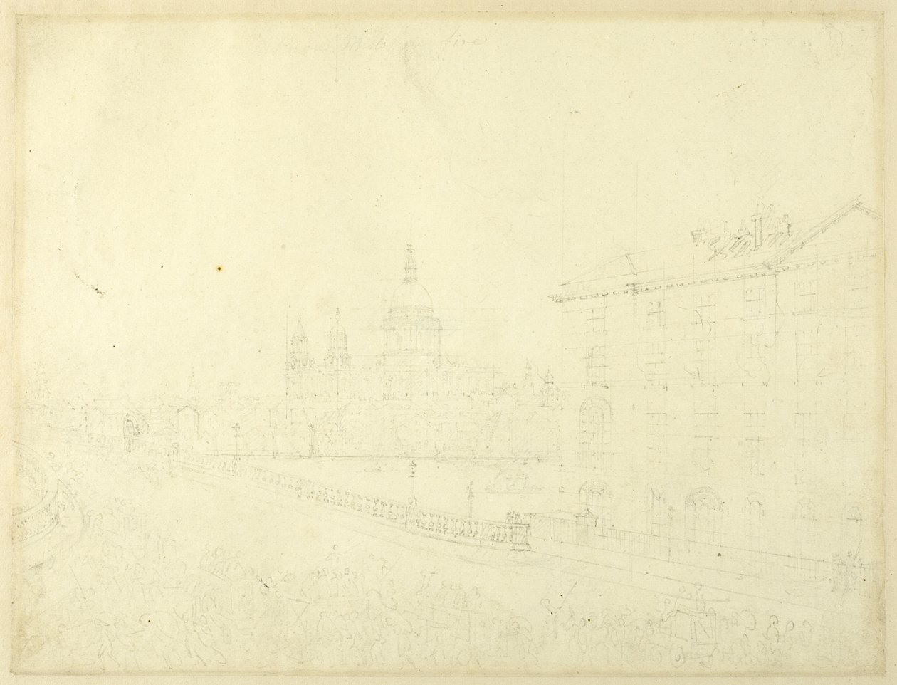 Undersøgelse af brand i London, fra Microcosm of London af Augustus Charles Pugin