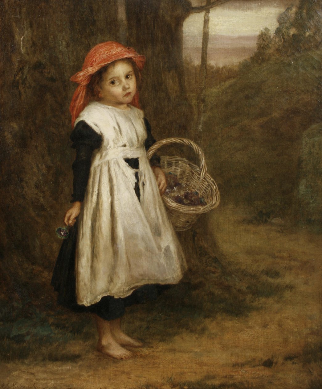 En lille violet sælger af Augustus Edwin Mulready