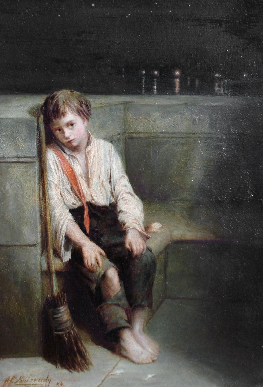 En London Jo - slutningen af dagen af Augustus Edwin Mulready