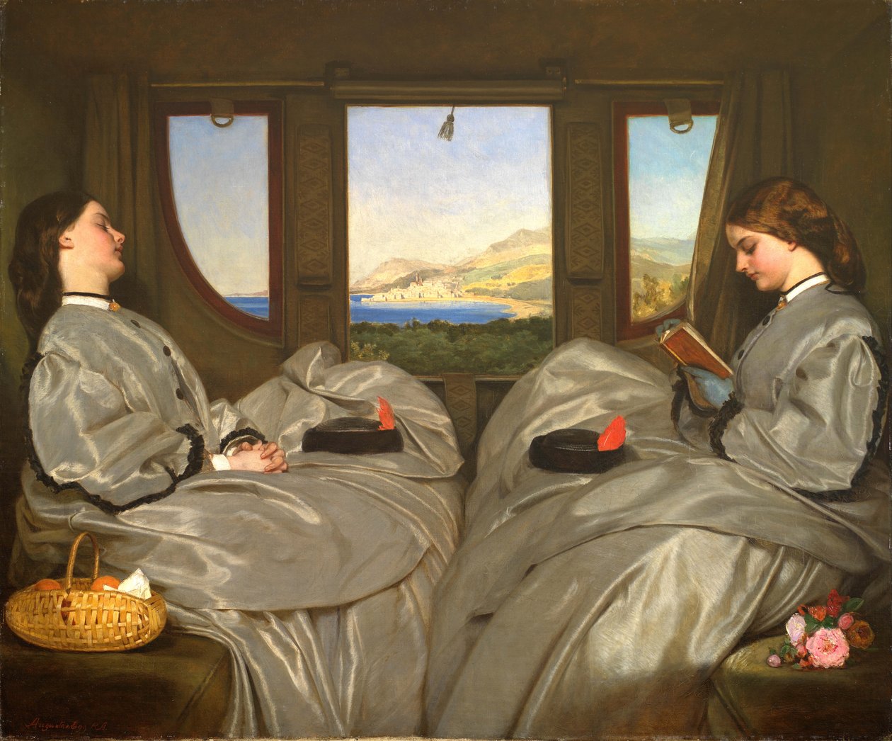 Rejsekammeraterne, 1862. af Augustus Leopold Egg