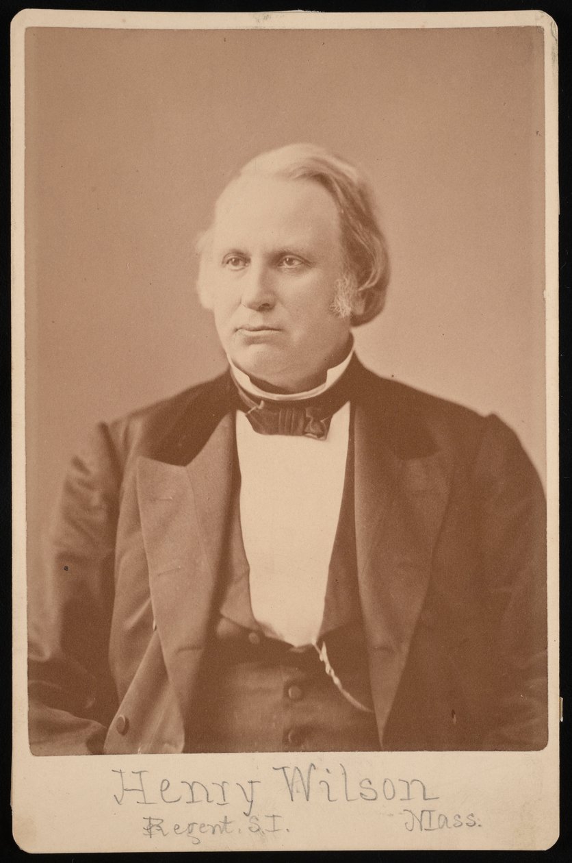 Portræt af Henry Wilson 1812-1875, før 1876. af Augustus Marshall