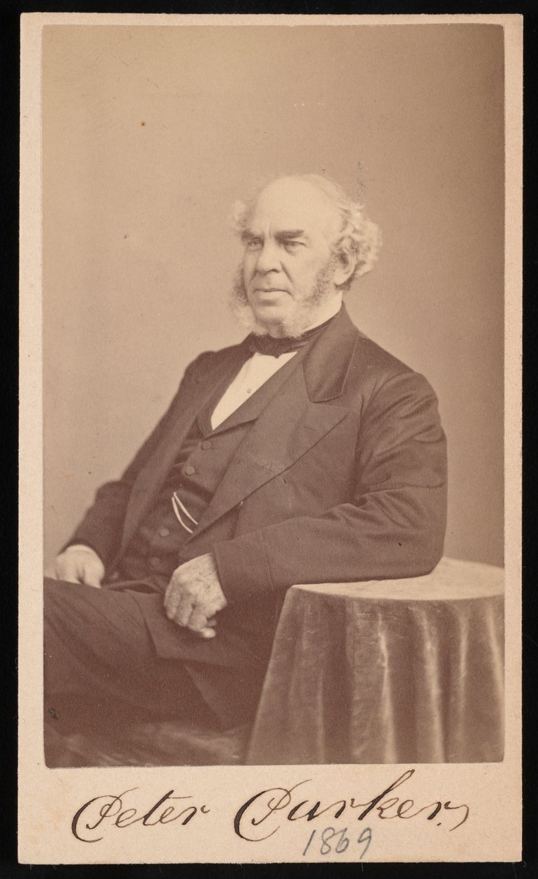 Portræt af Peter Parker 1804-1888, 1869. af Augustus Marshall