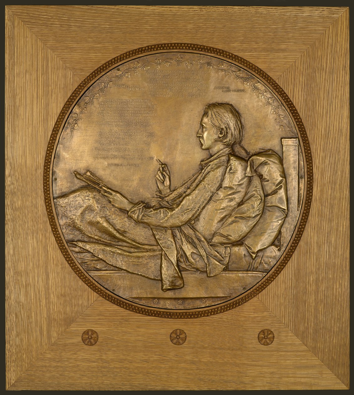 Robert Louis Stevenson af Augustus Saint Gaudens