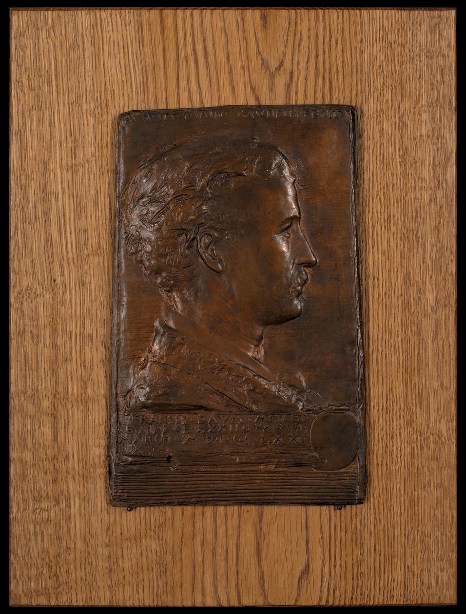Francis Davis Millet af Augustus Saint Gaudens