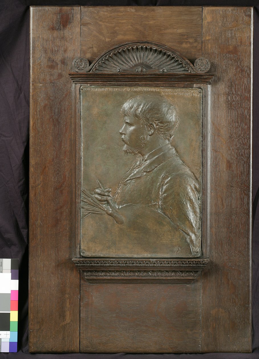 Jules Bastien-Lepage (1848-84) 1880 (bronze) af Augustus Saint Gaudens