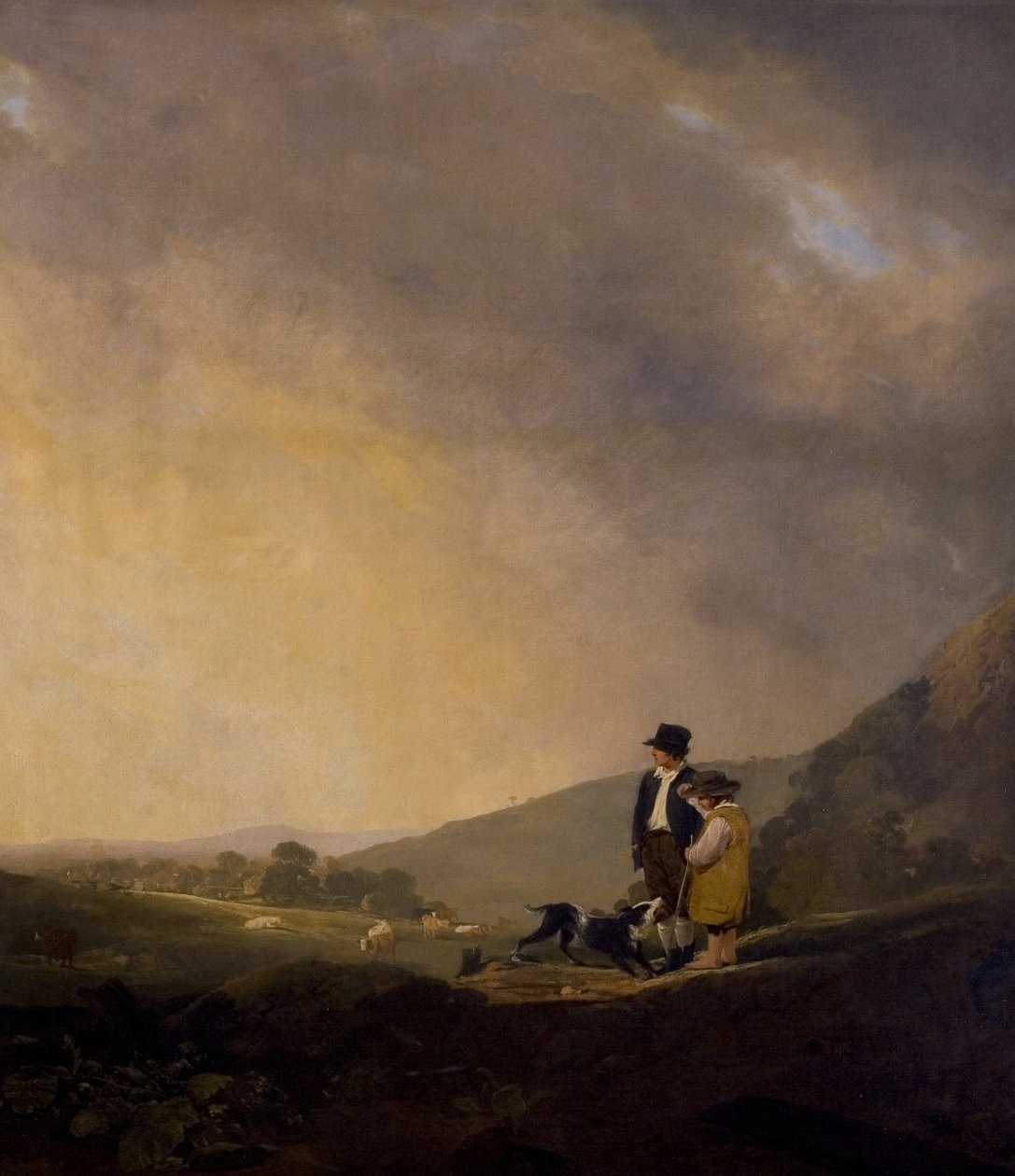 Cow Boys, 1807 af Augustus Wall Callcott
