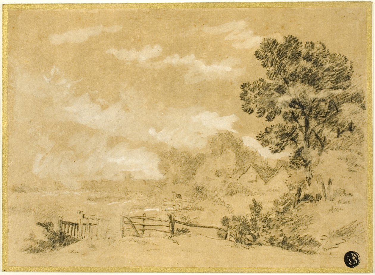 Landskab med Stile af Augustus Wall Callcott