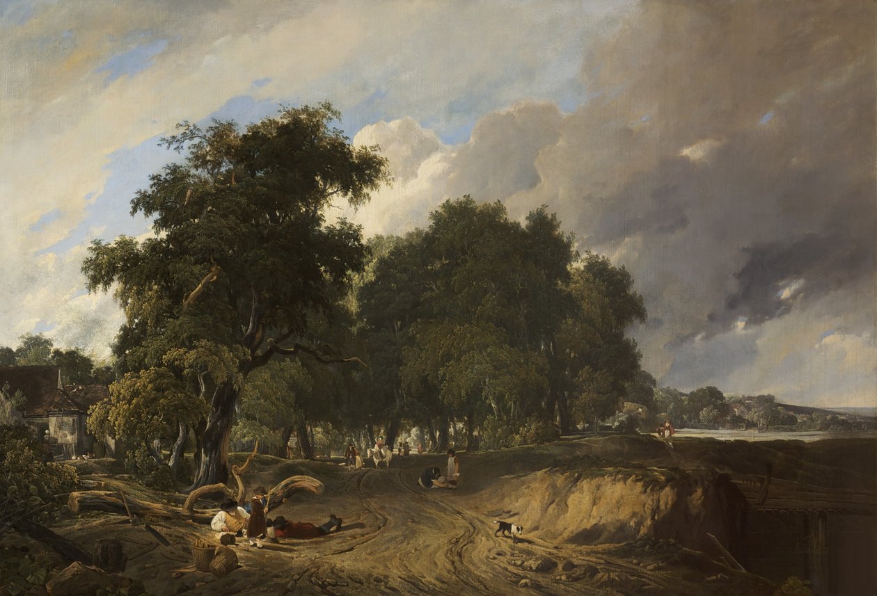 Retur fra markedet af Augustus Wall Callcott