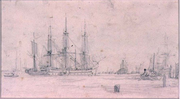 Undersøgelser af komposition (tegning) af Augustus Wall Callcott
