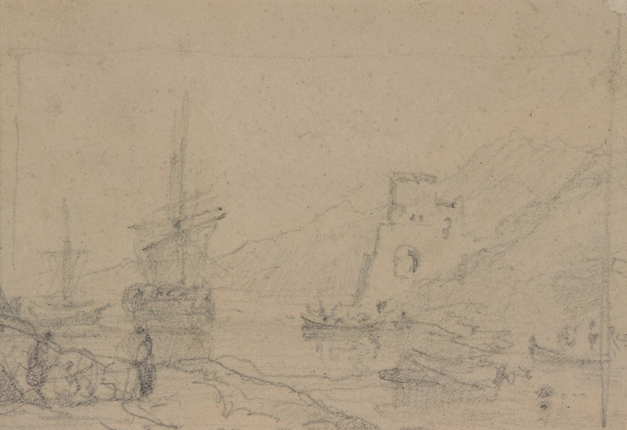Studier af komposition (tegning) af Augustus Wall Callcott