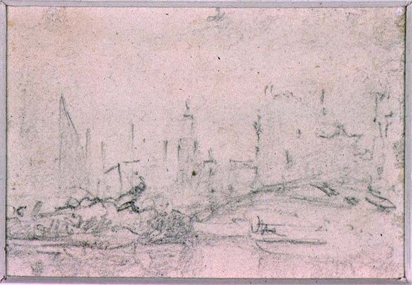 Undersøgelser af komposition (tegning) af Augustus Wall Callcott