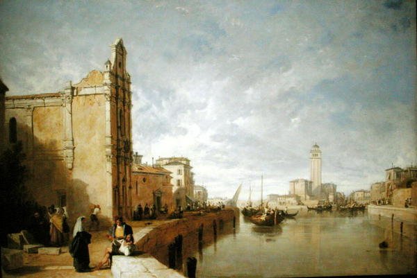 Venedig (olie på lærred) af Augustus Wall Callcott
