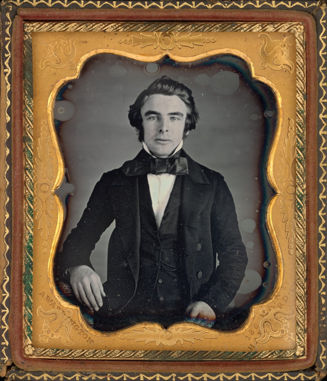 Portræt af en mand, ca. 1845 (foto) af Augustus Washington