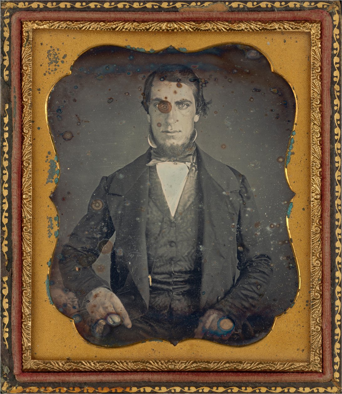 Portræt af en mand, ca. 1845 (foto) af Augustus Washington