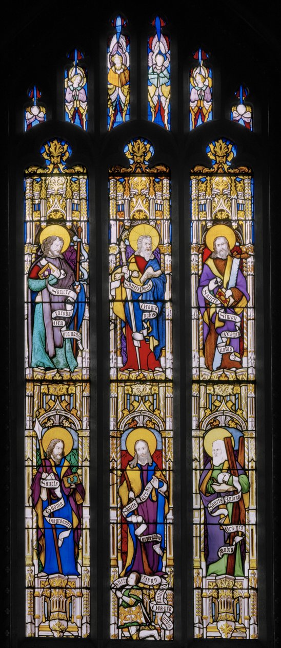 Apostle, 1837 (farvet glas) af Augustus Welby Northmore Pugin