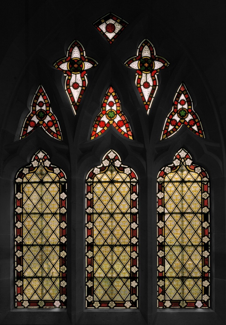 Klostervindue, 1846 (farvet glas) af Augustus Welby Northmore Pugin