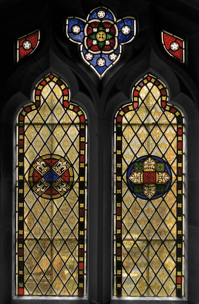 Klostervindue, 1846 (farvet glas) af Augustus Welby Northmore Pugin