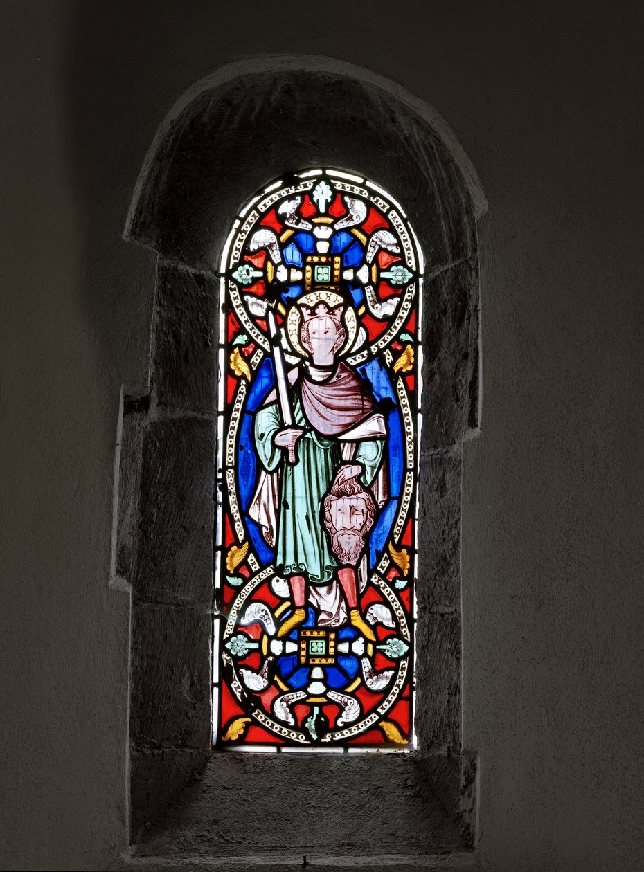 David med hovedet af Goliath, 1849 (farvet glas) af Augustus Welby Northmore Pugin