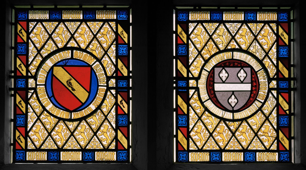 Vindue i spisestuen, 1844 (glasmaleri) af Augustus Welby Northmore Pugin