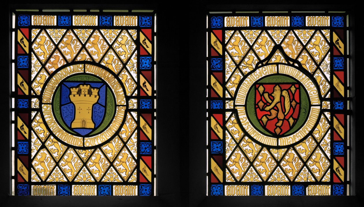 Spisestuevindue, 1848 (farvet glas) af Augustus Welby Northmore Pugin