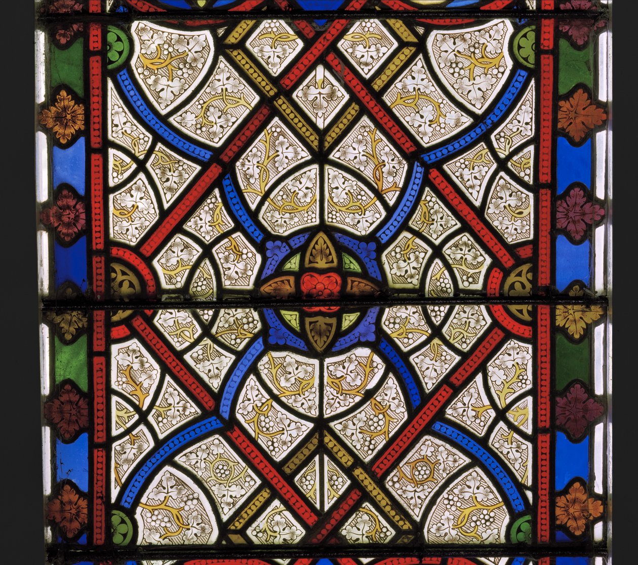 Østvindue, detalje, 1849 (farvet glas) af Augustus Welby Northmore Pugin