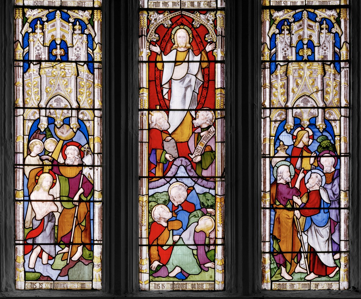 Begivenheder i Kristi liv, detaljer, 1851 (farvet glas) af Augustus Welby Northmore Pugin