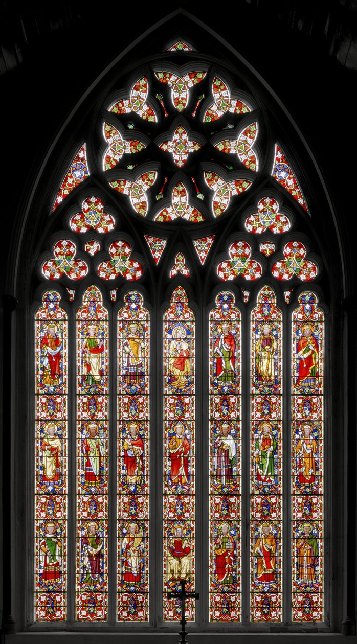Jesse Tree, 1849 (farvet glas) af Augustus Welby Northmore Pugin