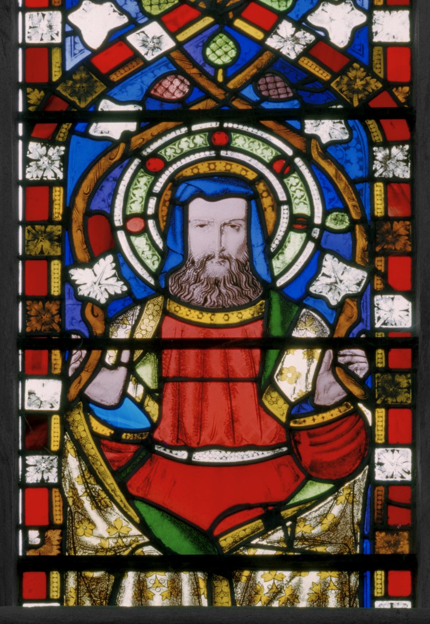 Jesse Tree, detalje, 1848 (farvet glas) af Augustus Welby Northmore Pugin