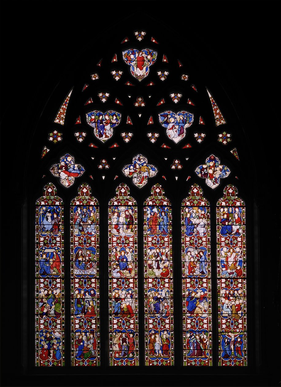 Life Of Christ, 1850 (farvet glas) af Augustus Welby Northmore Pugin