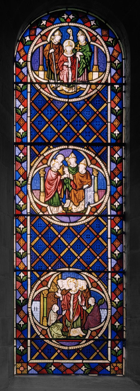 Life of William of York, 1848 (farvet glas) af Augustus Welby Northmore Pugin