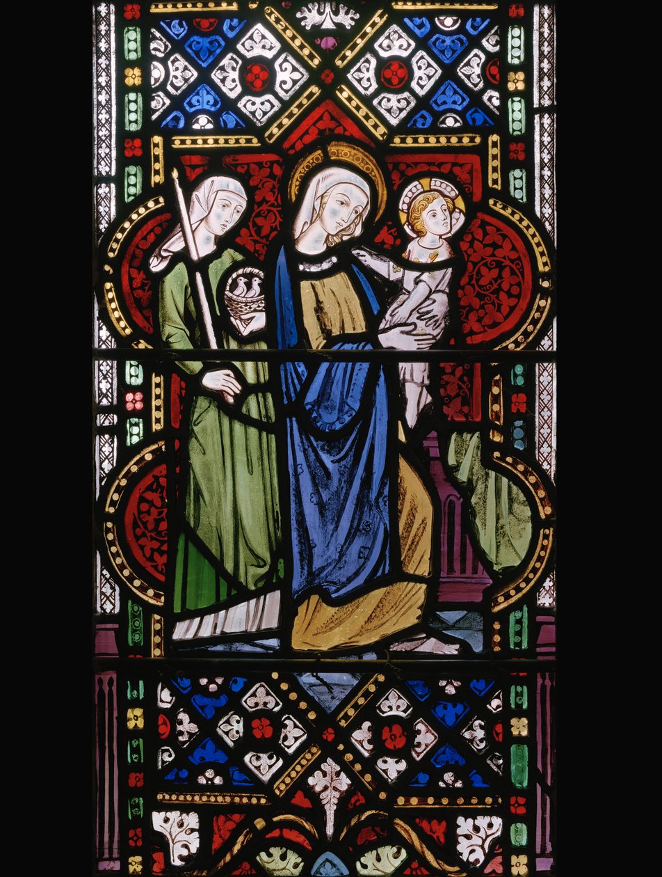 Præsentation i templet, 1850 (farvet glas) af Augustus Welby Northmore Pugin