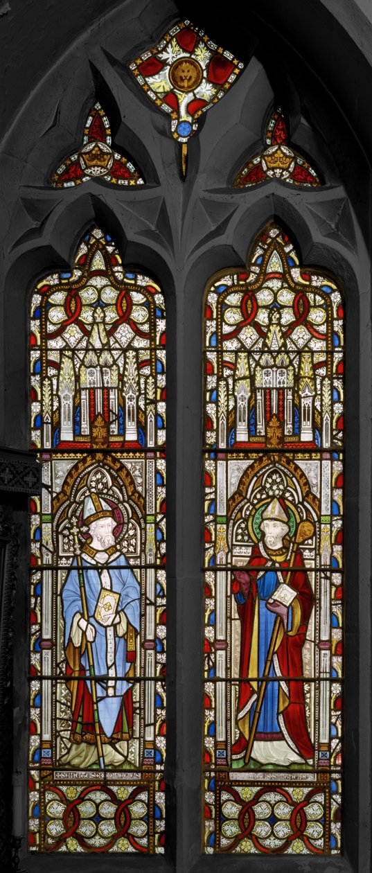 St. Boniface and St. Swithin, 1852 (farvet glas) af Augustus Welby Northmore Pugin