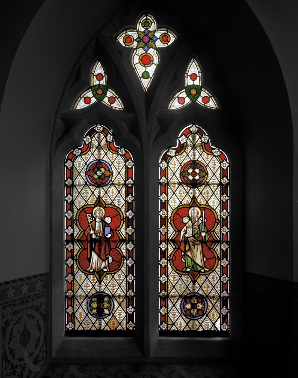 St. Peter & St. Paul, 1848 (farvet glas) af Augustus Welby Northmore Pugin