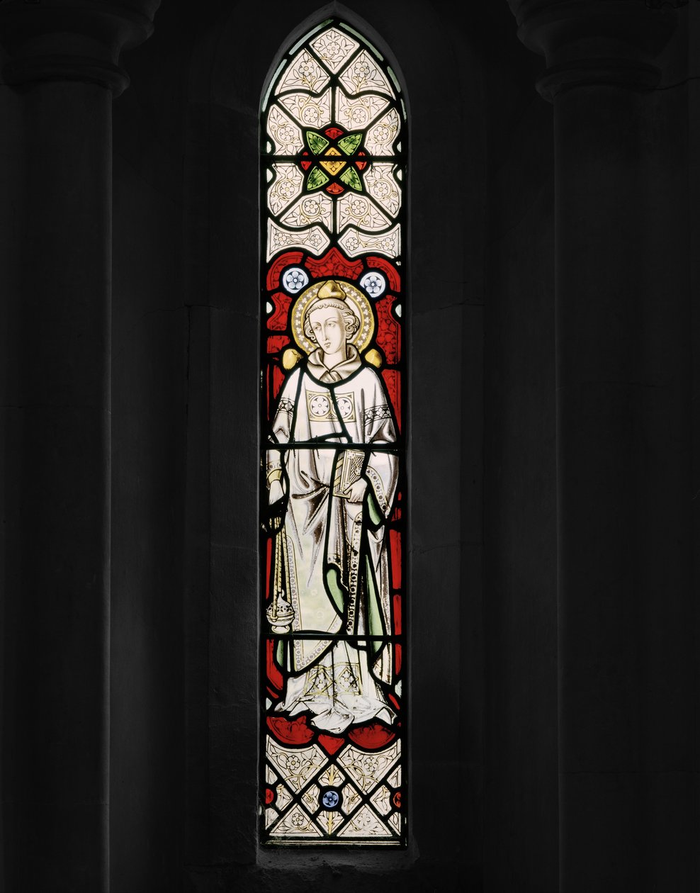 St. Stephen, 1850 (farvet glas) af Augustus Welby Northmore Pugin