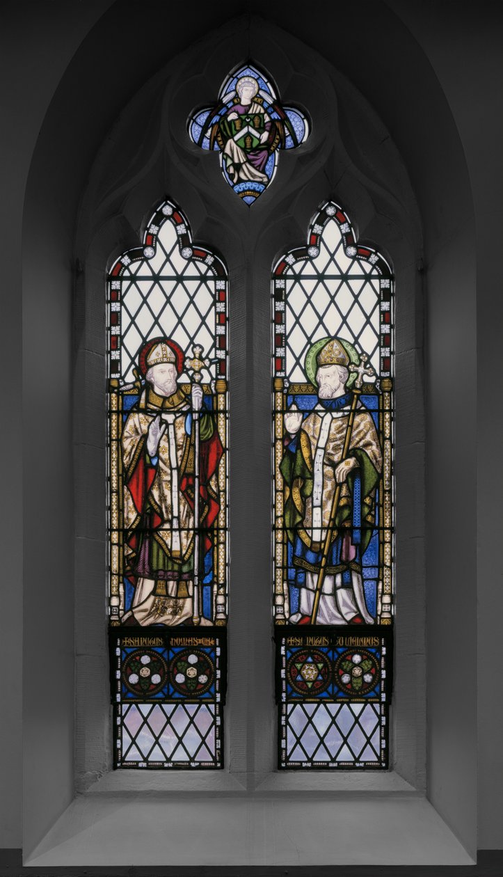Thomas og Gulielmus, 1848 (glasmaleri) af Augustus Welby Northmore Pugin