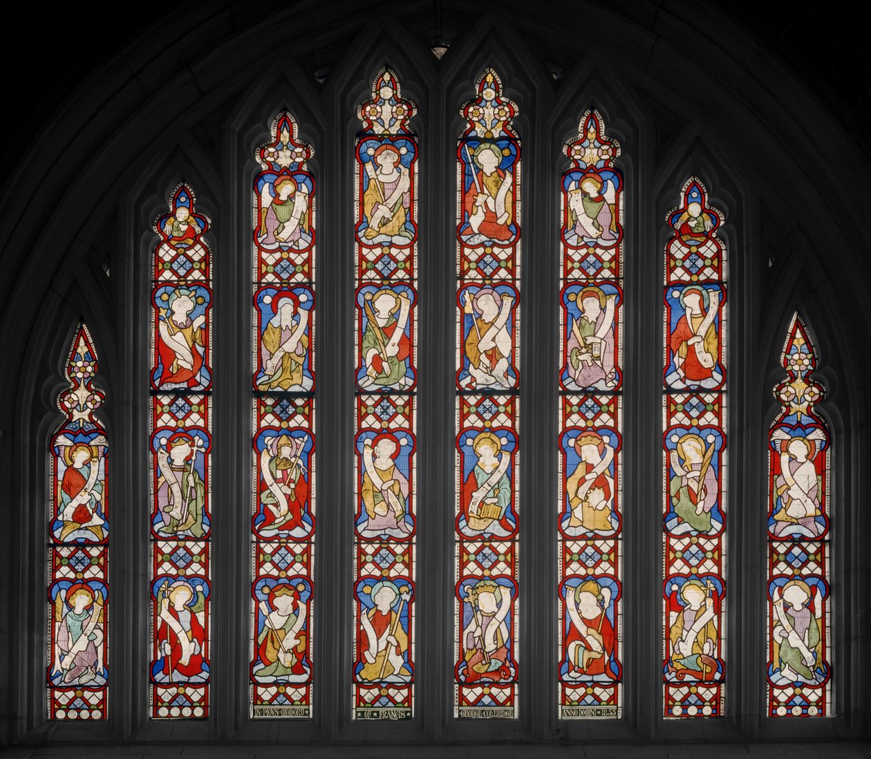 Te Deum, 1850 (glasmaleri) af Augustus Welby Northmore Pugin