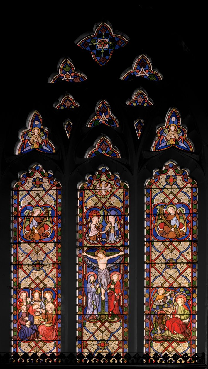 The Crucifixion, 1849 (farvet glas) af Augustus Welby Northmore Pugin