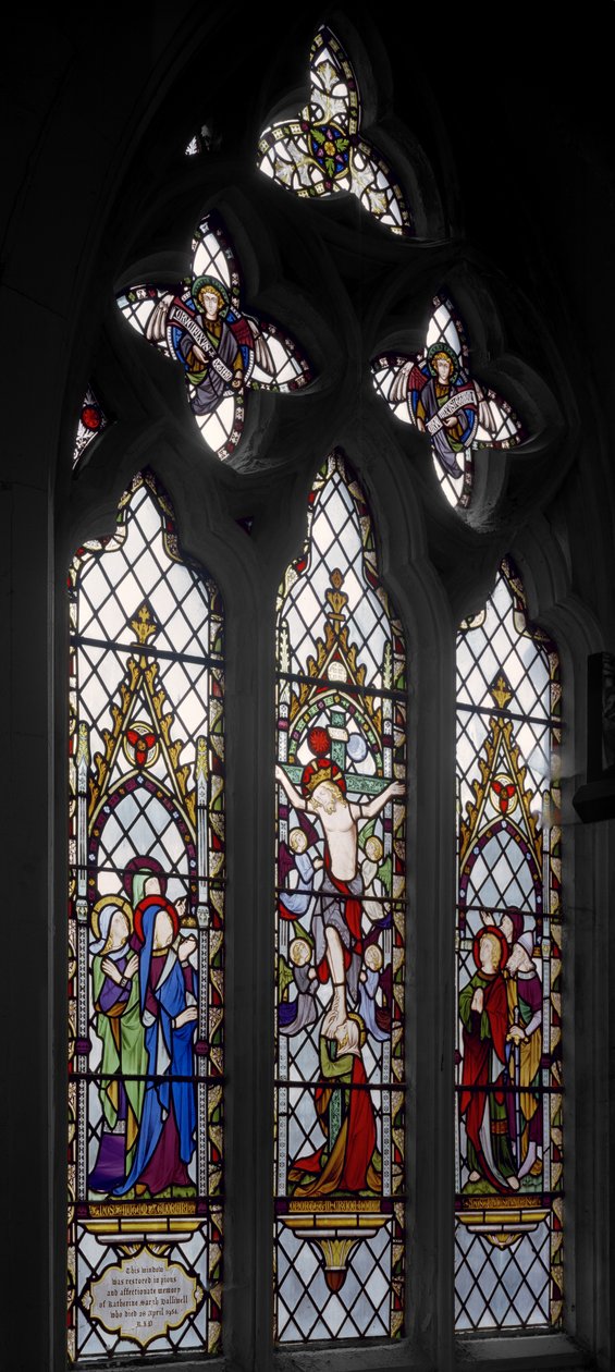 The Crucifixion, 1852 (farvet glas) af Augustus Welby Northmore Pugin