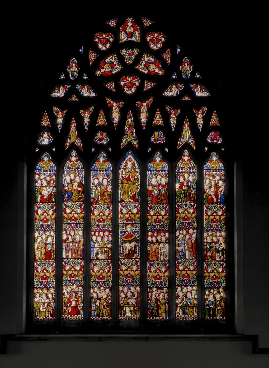 Triumph of the Church, 1884 (farvet glas) af Augustus Welby Northmore Pugin