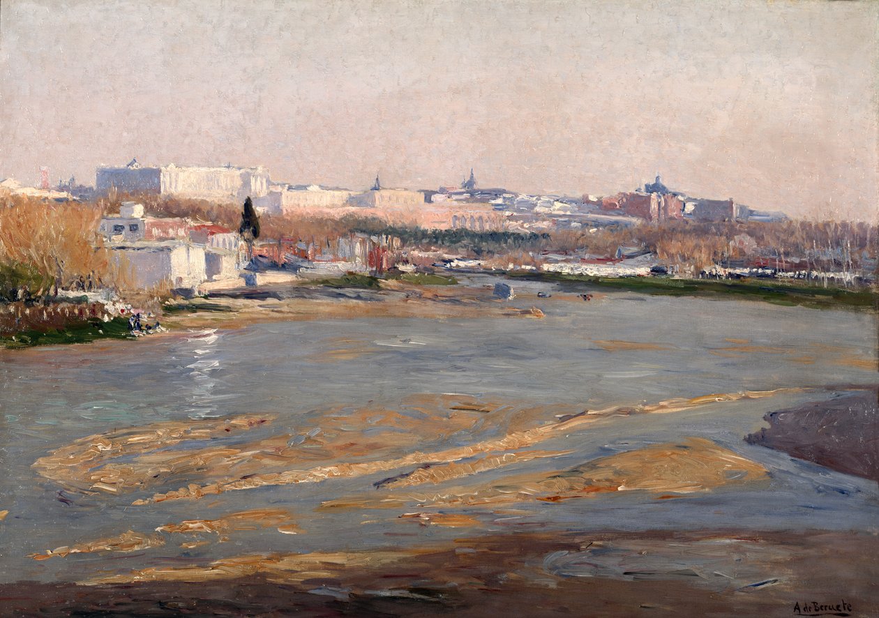 Manzanares-flodens bredder, 1912 af Aureliano de Beruete
