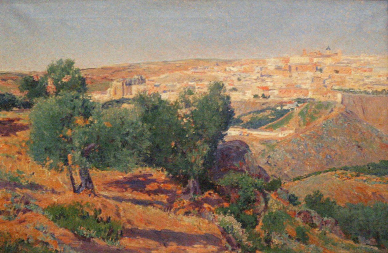Udsigt over Toledo fra La Vega Baja af Aureliano de Beruete