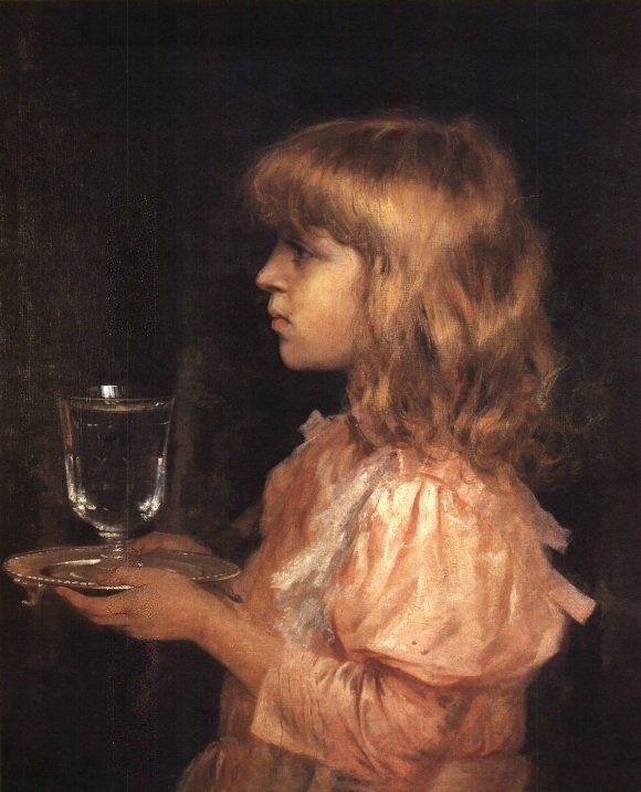O copo de agua English: The glass of water af Aurelio de Figueiredo