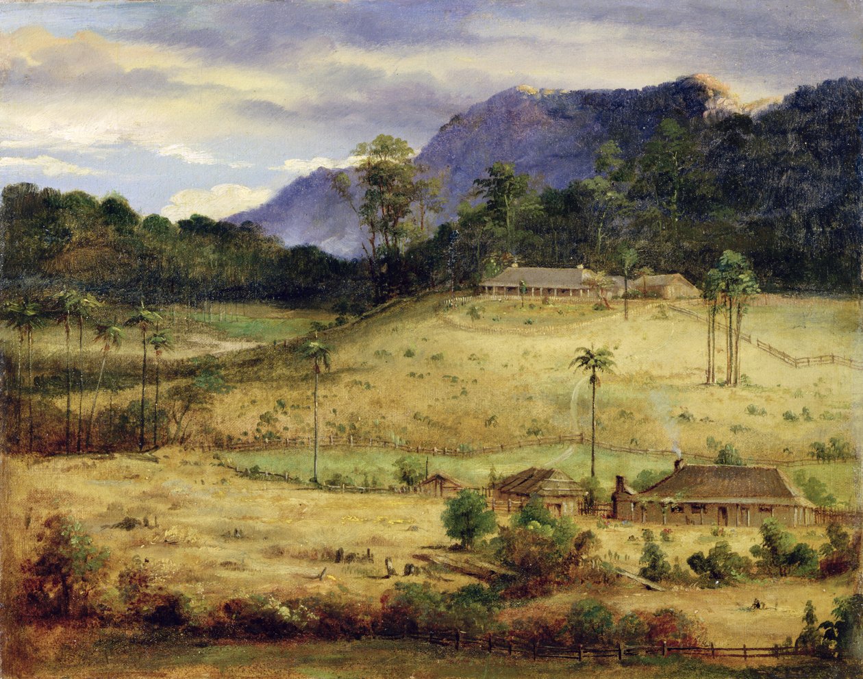 Husmænd, c.1850 af Australasian School