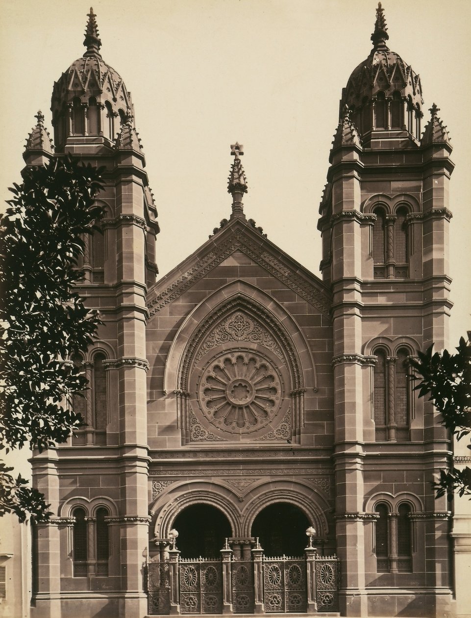 Facaden af den store synagoge i Sydney af Australian Photographer
